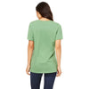 Bella + Canvas Women's Leaf Relaxed Jersey Short-Sleeve V-Neck T-Shirt