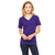 Bella + Canvas Women's Team Purple Relaxed Jersey Short-Sleeve V-Neck T-Shirt