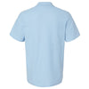 Gildan Men's Light Blue Softstyle Adult Pique Polo