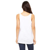 Bella + Canvas Women's White Relaxed Jersey Tank