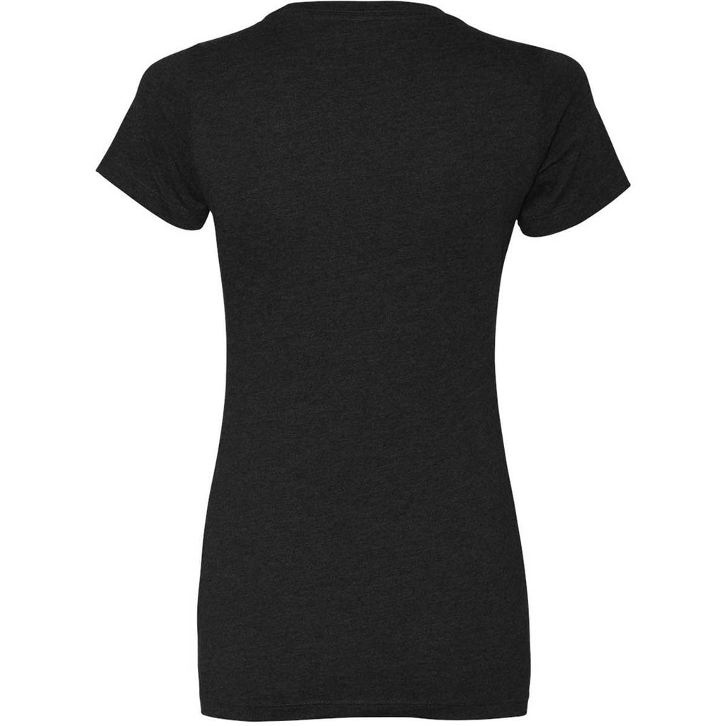 Next Level Women's Black CVC Crew Tee