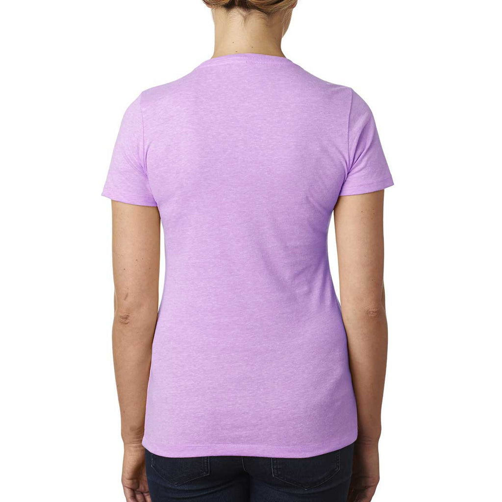 Next Level Women's Lilac CVC Crew Tee