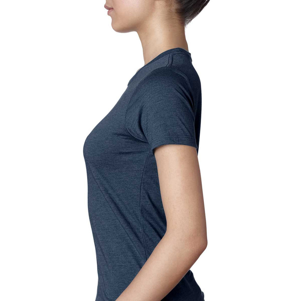 Next Level Women's Midnight Navy CVC Crew Tee