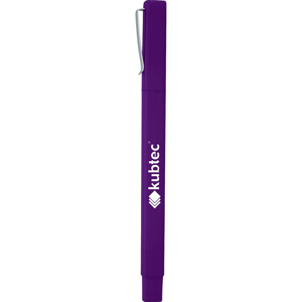 Leed's Purple Ambassador Square Ballpoint