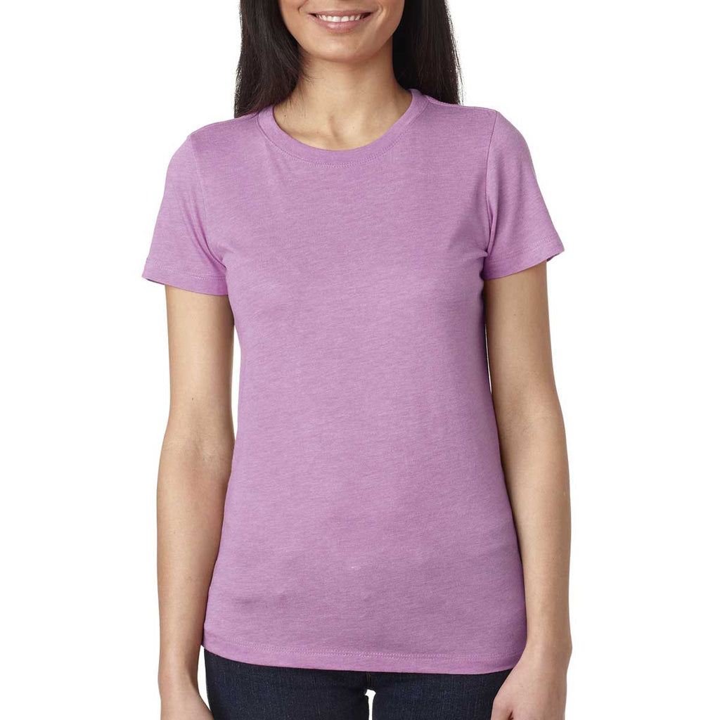 Next Level Women's Vintage Lilac Triblend Crew