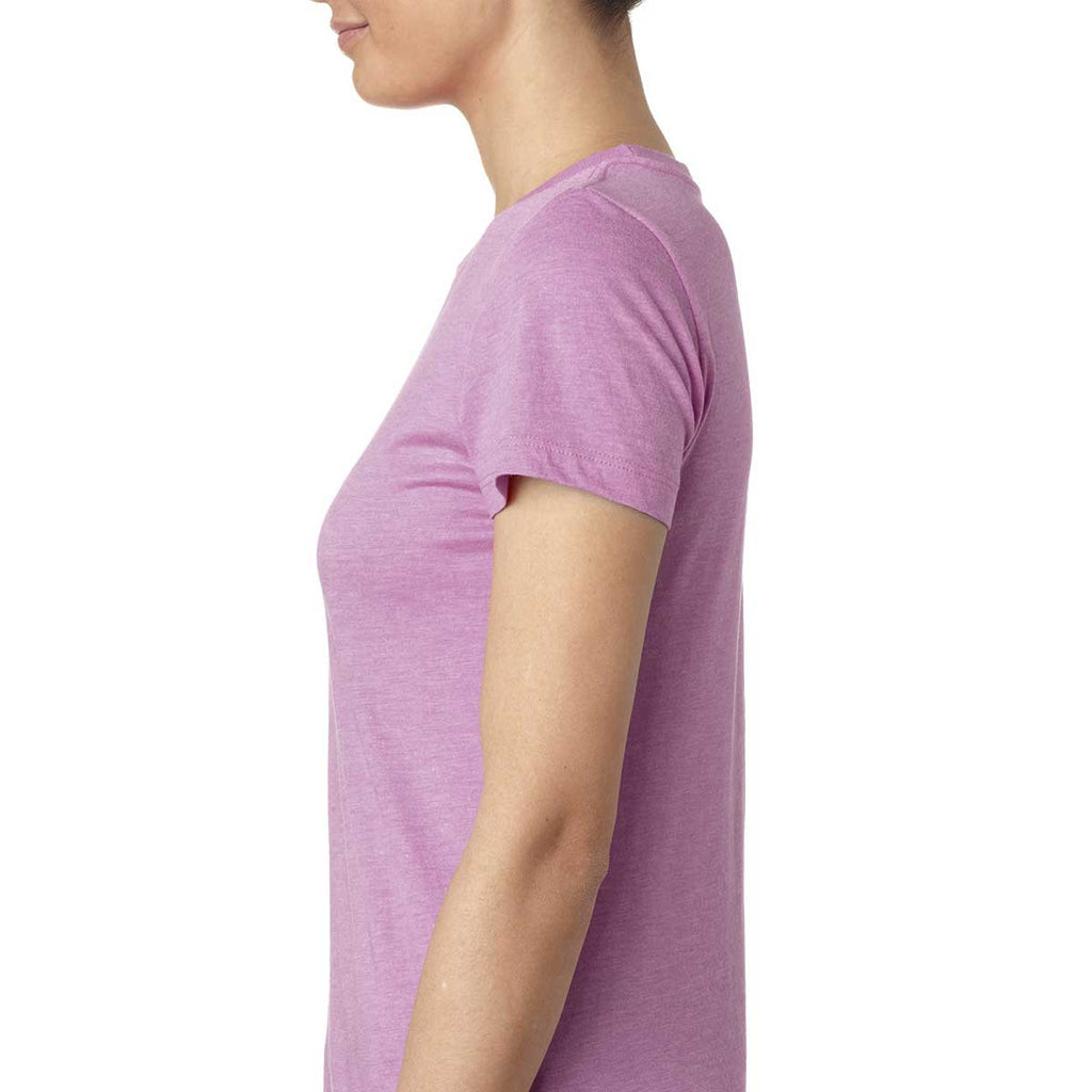 Next Level Women's Vintage Lilac Triblend Crew