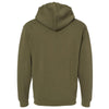 LAT Unisex Military Green Elevated FleeceBasic Hoodie