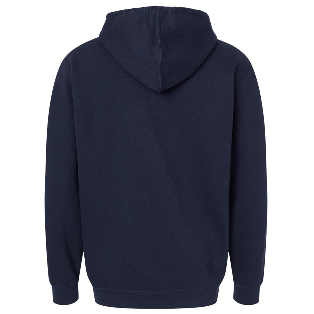 LAT Unisex Navy Elevated FleeceBasic Hoodie