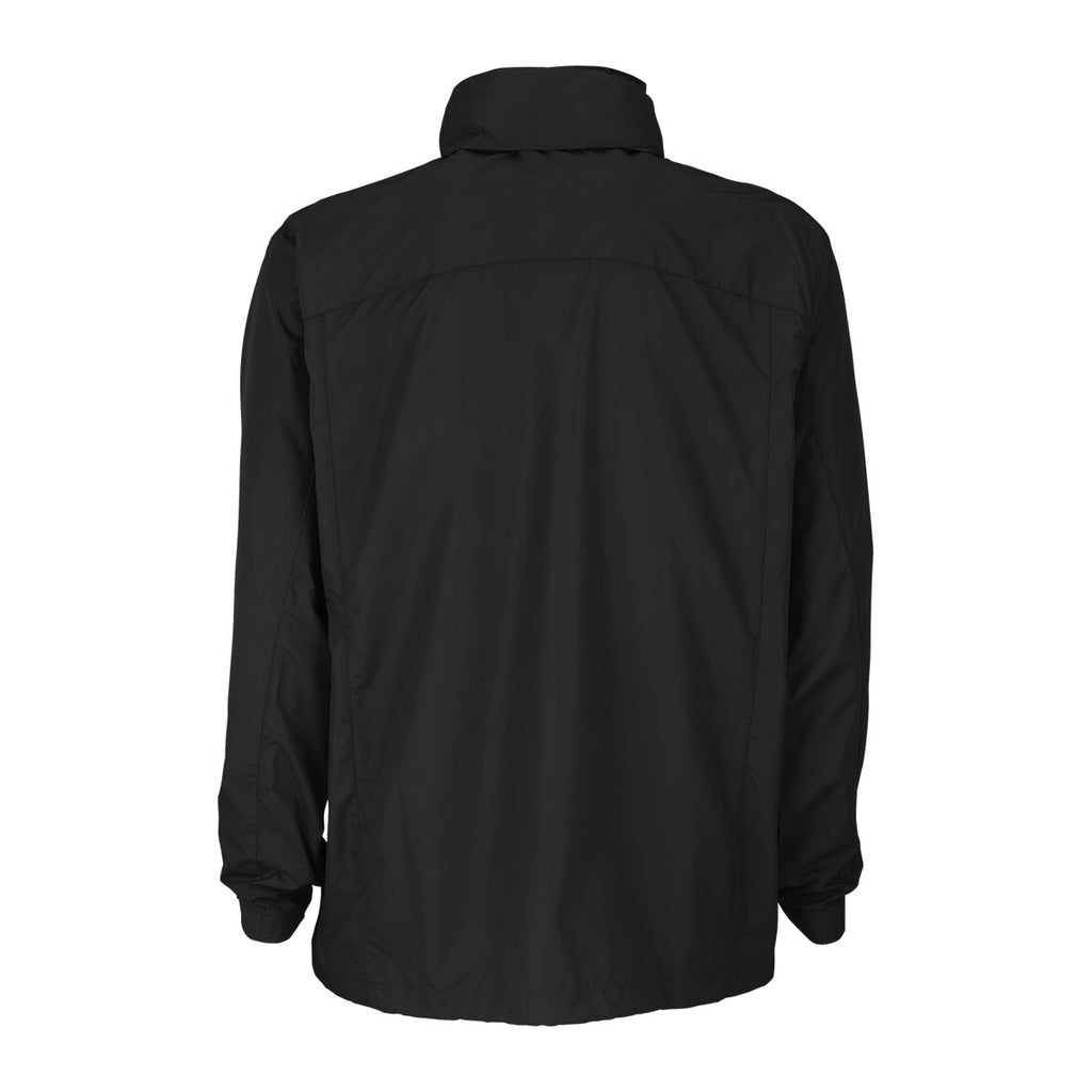 Vantage Men's Black Full-Zip Lightweight Hooded Jacket
