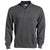 Edwards Men's Charcoal/Black Cotton Blend Quarter Zip Sweater
