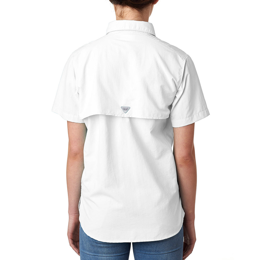 Columbia Women's White Bahama S/S Shirt
