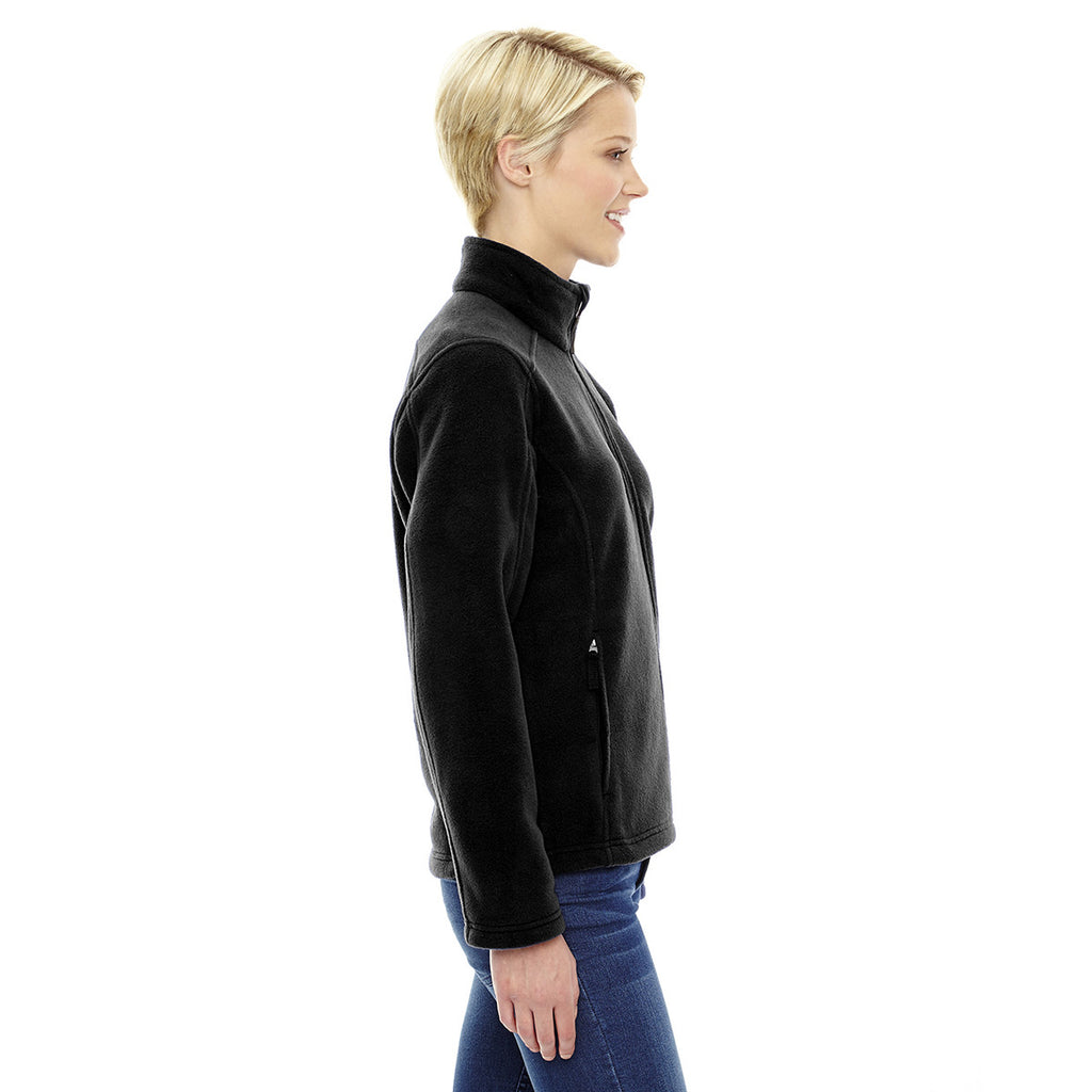 Core 365 Women's Black Journey Fleece Jacket