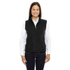 Core 365 Women's Black Journey Fleece Vest