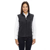 Core 365 Women's Heather Charcoal Journey Fleece Vest