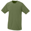 Augusta Sportswear Men's Olive Drab Green Wicking T-Shirt