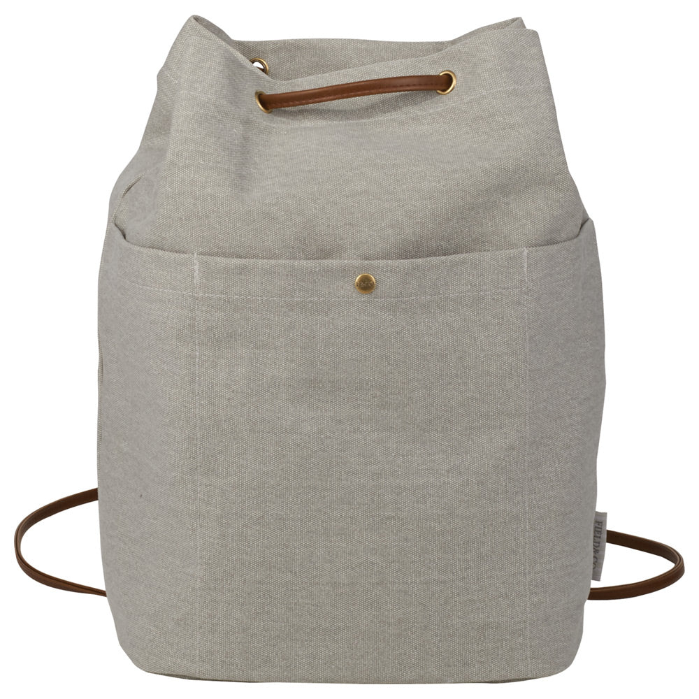 Field & Co. Grey Convertible 16oz. Cotton Canvas Tote