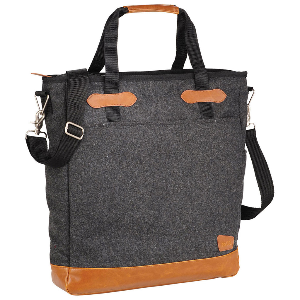 Field & Co. Charcoal Campster Wool 15" Computer Tote