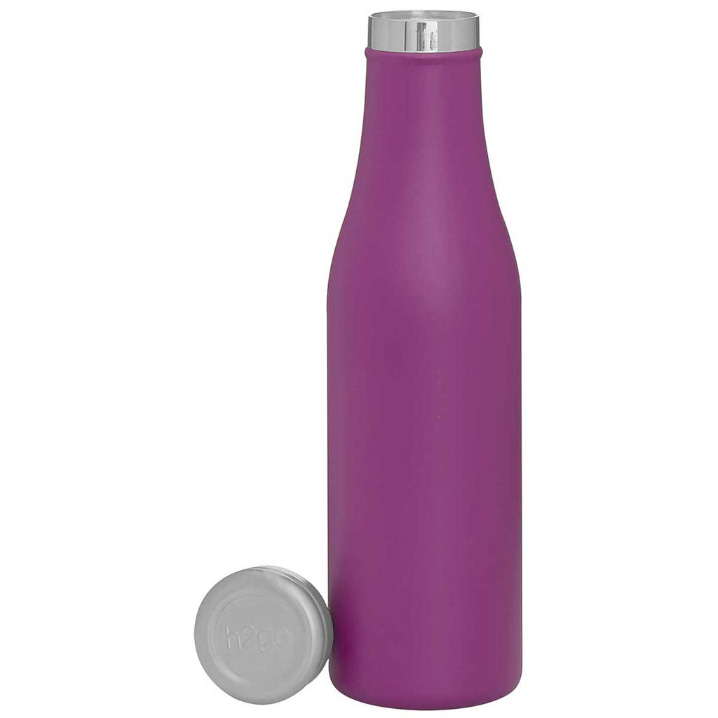H2Go Matte Grape 16.9 oz Carina Stainless Steel Bottle