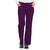 Dickies Women's Eggplant Xtreme Stretch Mid Rise Drawstring Cargo Pant