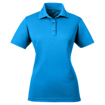 UltraClub Women's Pacific Blue Cool & Dry Mesh Pique Polo