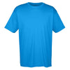 UltraClub Men's Pacific Blue Cool & Dry Sport Performance Interlock T-Shirt