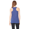 Bella + Canvas Women's Navy Triblend Racerback Tank