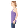 Bella + Canvas Women's Purple Triblend Racerback Tank