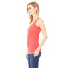 Bella + Canvas Women's Red Triblend Racerback Tank