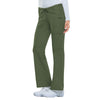 Dickies Women's Olive EDS Signature Low-Rise Drawstring Cargo Pant