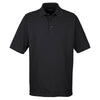 UltraClub Men's Black Whisper Pique Polo