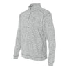 J. America Men's Ice Fleck Cosmic Fleece Quarter-Zip Pullover Sweatshirt