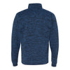 J. America Men's Royal Fleck Cosmic Fleece Quarter-Zip Pullover Sweatshirt