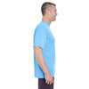 UltraClub Men's Columbia Blue Cool & Dry Basic Performance T-Shirt