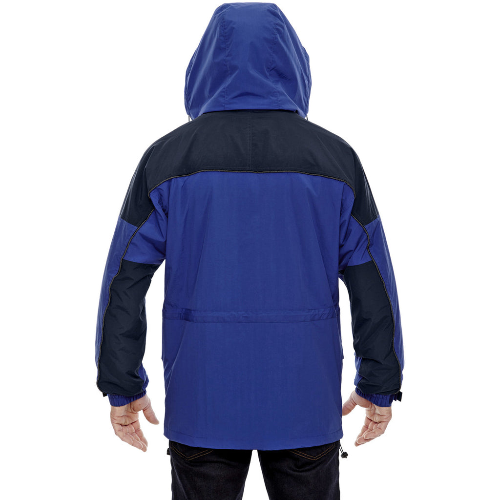 North End Men's Royal Cobalt 3-in-1 Two-Tone Parka