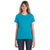 Gildan Women's Caribbean Blue Lightweight T-Shirt