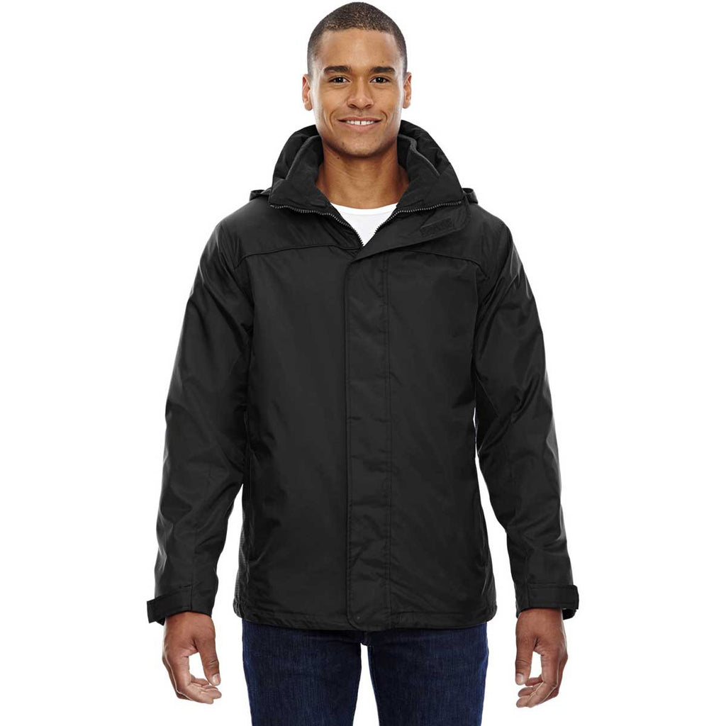 North End Men's Black 3-in-1 Jacket