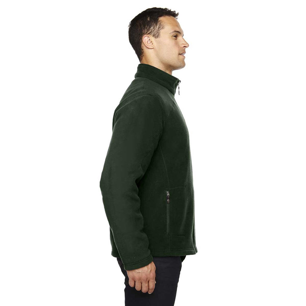 North End Men's Forest Green Voyage Fleece Jacket