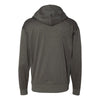 J. America Men's Charcoal Heather Sport Lace Polyester Fleece Hooded Pullover