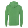 J. America Men's Green Triblend Triblend Hooded Pullover Sweatshirt