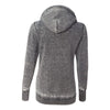 J. America Women's Dark Smoke Zen Fleece Full-Zip Hooded Sweatshirt