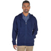 Charles River Unisex Navy Clifton Full Zip Hoodie