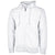 Charles River Unisex White Clifton Full Zip Hoodie