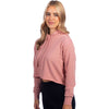 Next Level Women's Desert Pink Laguna Suede Hoodie