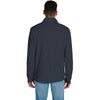 Charles River Men's Heather Navy Hudson Quarter Zip Pullover