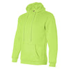 Bayside Men's Lime Green USA-Made Hooded Sweatshirt