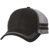 Sportsman Black/Grey Trucker Cap with Stripes