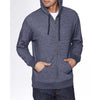 Next Level Unisex Midnight Navy Denim Fleece Full-Zip Hoodie