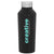 H2Go Matte Black 16.9 oz Manhattan Stainless Steel Bottle