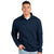 Next Level Unisex Midnight Navy Santa Cruz Quarter-Zip Pullover