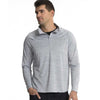 Charles River Men's Grey Space Dye Performance Pullover